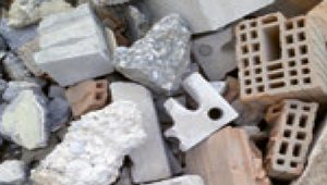 Betonabbruch sauber, leicht armiert